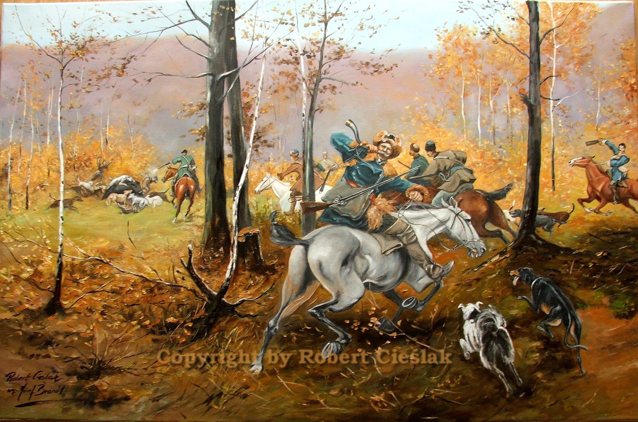 Józef Brandt - Polowanie