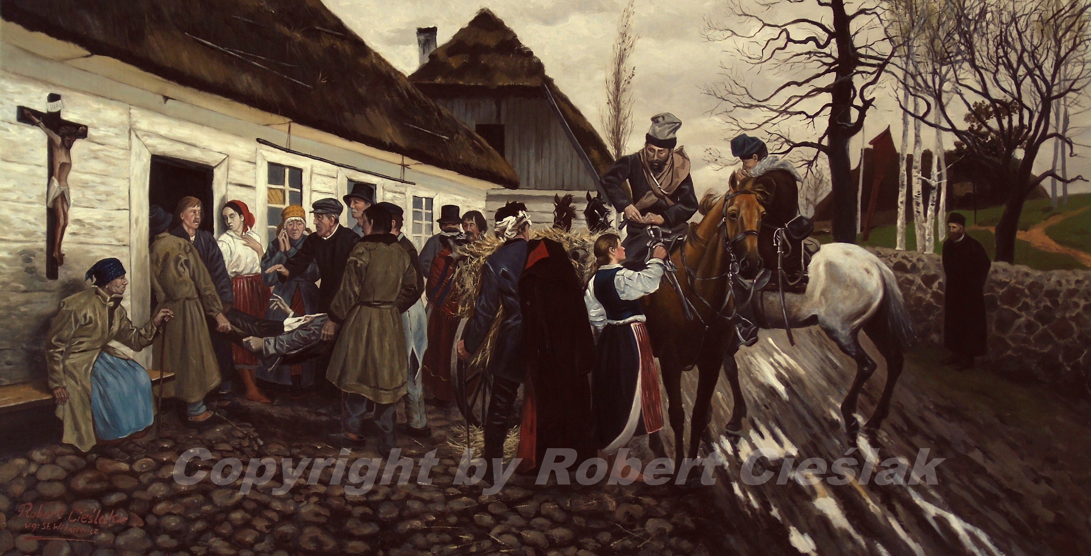 Stanisław Witkiewicz - Ranny powstaniec