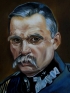 Wojciech Kossak - Portret Marszałka Piłsudskiego