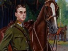 Wojciech Kossak - Portret ppr. Stefana Zamoyskiego z koniem