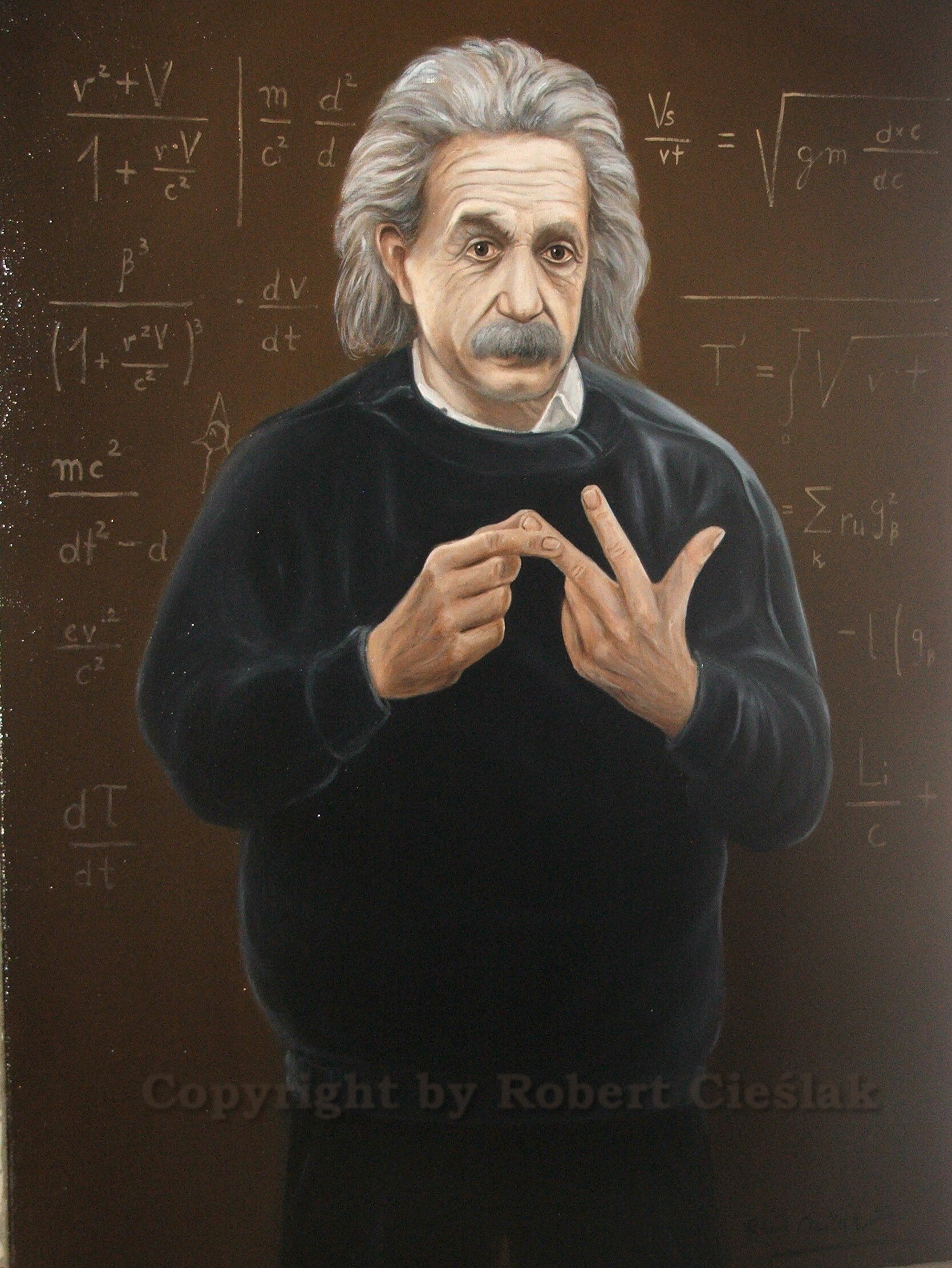 Robert Cieślak - Albert Einstein