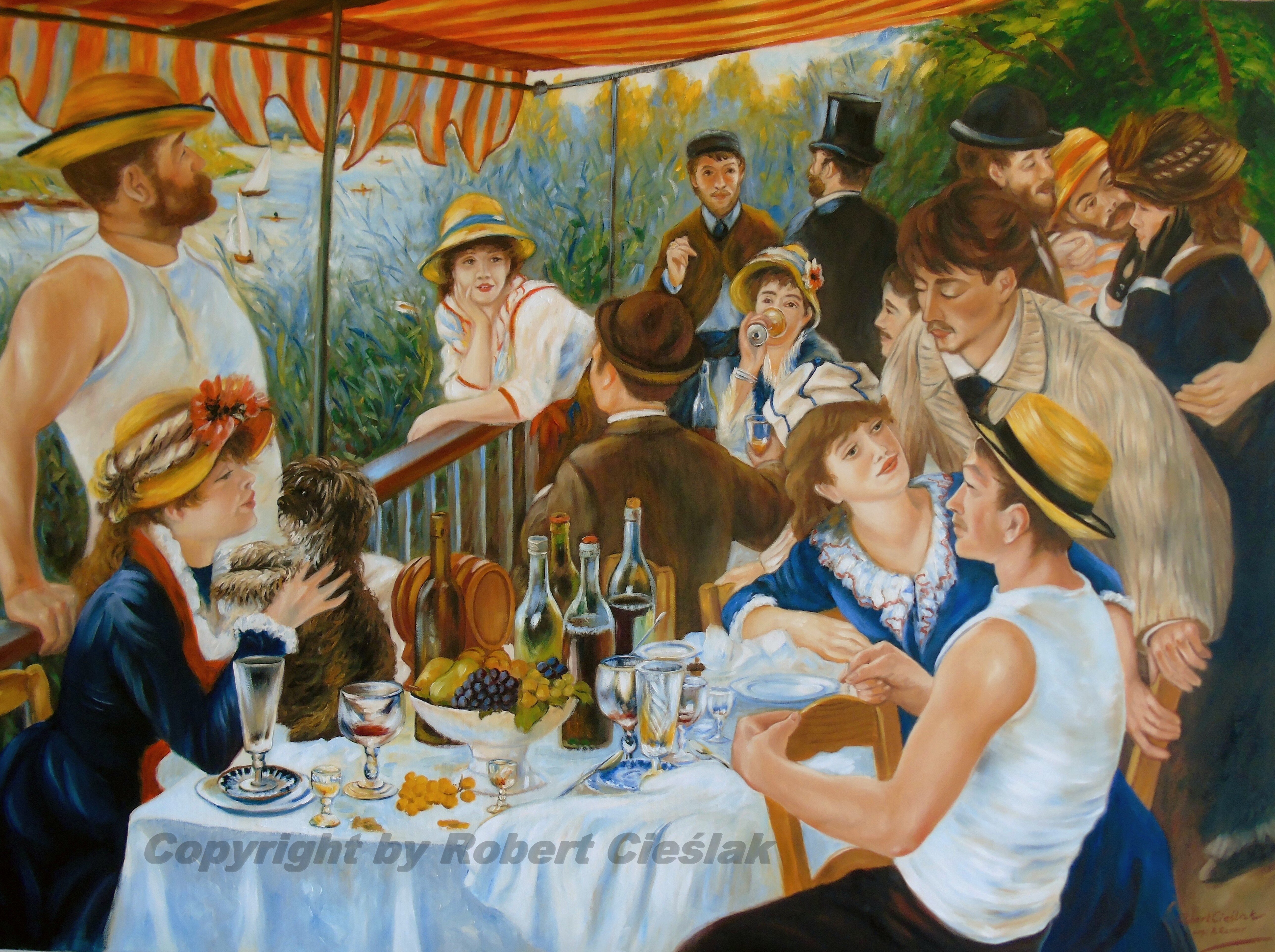 Auguste Renoir - Śniadanie wioślarzy